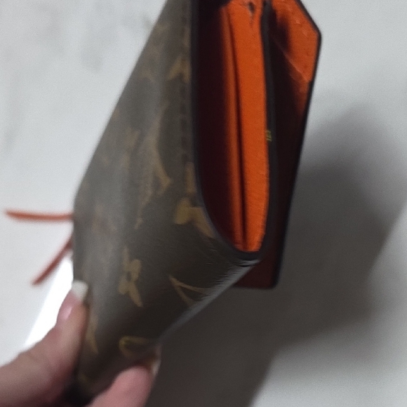 LV Brown and Orange Monogram Wallet - Picture 10 of 16